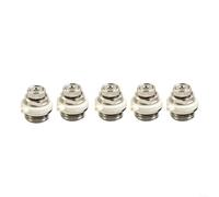 ZYNCUE 1/2/3/5pcs 1/2" For BSP Radiator Bleed Valve,Radiator Automatic Air Valve,Automatic Air Vent Auto Cut-off Bleed Valve,For Heating(5pcs)