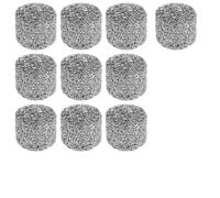 ZYNCUE 10-Pack for Stainless Steel Snow Foam Lance Mesh Gauze Filter Pressure Washers, 14 x 11 mm, Silver