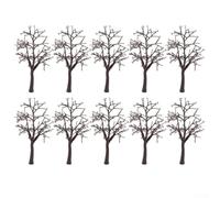 ZYNCUE 10Pcs Model Trees Model Trains Scenery 12Cm Landscape Model Bare Tree Trunk For 1:75 Scale Landscape Architecture Scenery Ornament Scenery Railroad Layout Scene Decoration