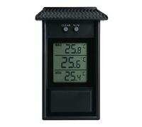 ZYNCUE 1PC Digital Max Min Greenhouse Thermometer, Indoor Outdoor Romm Thermometer for Garden Home-White