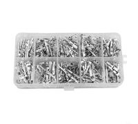 ZYNCUE 290Pcs Car Electrical Connector Pins Terminal, 1/1.5/1.8/2.2/2.8mm Male Female Crimp Pins For Automotive Wiring Harness Repair