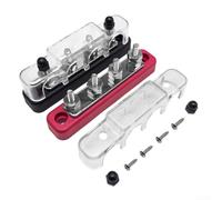 ZYNCUE 2Pcs 12V-48V Bus Bar With 4 X M6 Connection Bolts,DC Power Distribution Blocks Car Insurance Seat For RV And Yacht General Accessories
