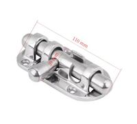 ZYNCUE 316 for Stainless Steel Sliding Pin Lock Ship Doors for Marine-Grade Cylinder Latch with Resistance, 60mm/90mm/110mm