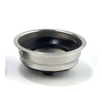 ZYNCUE 51mm Stainless Steel Espresso Filter Basket Kit with Rubber Seal and Tamper, Fits Morphy Richards/Derlla/KONKA/Dolim Coffee Makers, Single or Double Shot