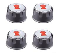 ZYNCUE 57mm Outer Diameter Grill Knob for Weber Gas Grills 2013-2017(4pcs) | Fits for spirit 200/300 series, 57mm diameter, 6mm for stem, direct replacement, no tools needed