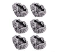 ZYNCUE 6pcs Washable Mopping Cloths for CHOVERY vacuum Cleaner Robot, Soft Non-Scratch Window Cleaning Pads for Auto Wiper, Lightweight Replacement Parts for Home Use