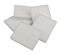 ZYNCUE Accessory kit for Lubluelu L20, for Honiture V8 Pro Robot Vacuum Cleaner Replacement Parts with 5 Pcs Filter, Plastic + Filter Paper