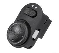 ZYNCUE Car Side View Mirror Switch Vehicles, Rearview Mirror Adjust Control Knob, Black, Compatible with 9226861 6240487