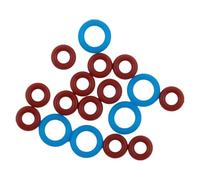 ZYNCUE Complete Silicone O-Ring Kit for Breville Espresso Machine Steam and Water Connections Fits 870/878/880/860/840/810/450/500 Series Blue and Red Rings
