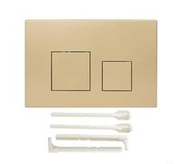 ZYNCUE Dual Flush Push Button Plate For GEBERIT Sigma01 Sigma10 Sigma20 Sigma21 Sigma30 Sigma50 Models, Elegant Flush Valve Actuator Plate, Toilet Cistern Replacement Parts(Silver)