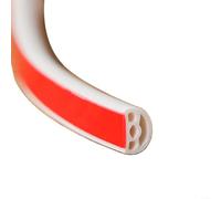 ZYNCUE Efficient Door Sealing Strip Anti Theft Door Sealing Strip Door Gap Entrance Door Frame Gap Windproof Edge Sealing Strip Silent Anti-collision Pressure Strip Sound Insulation Strip(White)