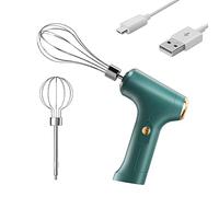 ZYNCUE Electric Hand Mixer,Cordless Electric Whisk Set,Kitchen Aid Stand Handheld Electric Mini Mixer, USB Rechargeable Handheld for Baking Cakes, Egg Cream