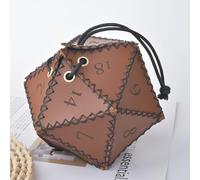 ZYNCUE Elegant D20 Polyhedral Dice Pouch Vintage Style Adjustable Bag to Hold Your Favorite Gaming Accessories