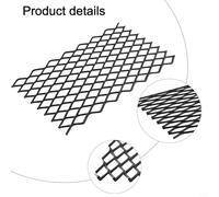 ZYNCUE Fireplace Grate Ember Retainer - Heavy-Duty Black Steel Mesh for Indoor/Outdoor Fire Pits & Stoves, 7.5x11.8 in