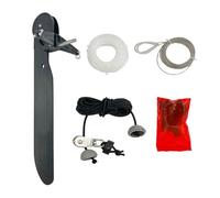 ZYNCUE for Kayak Rudder Kit Enhanced Control, 52x20x10 Black Nylon Tail Rudder Fishing Kayaks with Easy Installation