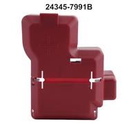 ZYNCUE for Red ABS Battery Terminal Protector Cover for Altima for Maxima for Pathfinder 2007-2015, for Replacement 24345-7991B