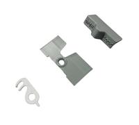 ZYNCUE for Replacement for Door Lock Set for Dometic Fridge with for Door Hook, Lock Plate and Catch Hook, Gray Black