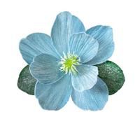 ZYNCUE Glitter Artificial Magnolia Flowers for Christmas Tree Decorations, Velvet Petals with Sparkling Edge, Foldable Design for Weddings, Parties and Holiday Home Decor, Gold