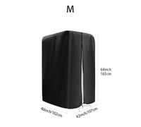 ZYNCUE Heavy Duty 420D Oxford Cloth Protective Cover for Home Gym Equipment with UV Resistant Inner Layer, Dustproof Waterproof Fit for Racks and Benches, Black