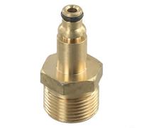 ZYNCUE High Pressure Washer Hose Nozzle Adapter, Solid Brass M22 Male Quick Connector for K22 Thread - 3200 PSI