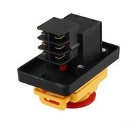 ZYNCUE Industrial Waterproof Electromagnetic Pushbutton Switch 220V 6 Pins for KJD22