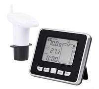 ZYNCUE Liquid Level Meter,Oil Tank Level Monitor Water Level Sensor Transmitter Ultra-sonic Level Sensor LED Display Supports Tank Liquid Level High/Low Alarm