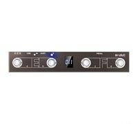 ZYNCUE MIDI Controller Foot Controller For M-VAVE Chocolate Plus Portable Rechargeable 4 Buttons Footswitch Pedal Controller(Brown)