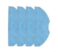ZYNCUE Mop Pad Cloths For Tapo RVA300 RV10 RV10 Plus RV30 RV30 Plus Robot Vacuum Cleaner, Microfiber Replacement Cleaning Pads, Efficient Floor Cleaner Pads Wipes Accessories(4 PACK)