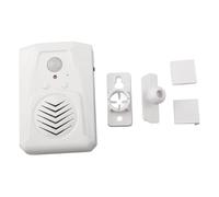 ZYNCUE MP3 Audio Player with Motion Sensor Alarm and Infrared Induction Doorbell, USB Powered, Security or for Door, for 4m Detection, 80-120dB Volume, 2MB for Memory, White