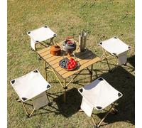 ZYNCUE Outdoor Folding Stool - Quick-Setup Portable Chair in Oxford Cloth, Ergonomic Design, 1-Second Fold/Unfold, for Camping, BBQs, Trekking