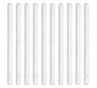 ZYNCUE Plastic Drawer Slides 298mm for Replacement Draw Runners Set, 10 Pcs, Smooth Quiet Operation, Easy Install, Black/White