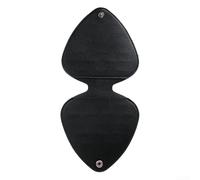 ZYNCUE Portable Guitar Pick Holder Case, Anti Falling Metal Button, Waterproof, 32 Slots (Black)