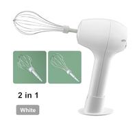 ZYNCUE Rechargeable Electric Handheld Whisk and Mini Mixer for Eggs and Cream, Compact Space-Saving Design with One-Press Beater Ejection, Materials