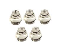 ZYNCUE Self Bleeding Radiator Valves, 1/2" for BSP Automatic Air Vent Auto Cut-Off Self Bleeding Radiator Valve-5pcs