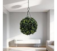 ZYNCUE Solar Powered Decorative Ball Lights for Garden, Weather Resistant Artificial Lantern with Hanging Chain for Outdoor Wedding Party(21cm Warm white)