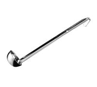 ZYNCUE Stainless Steel Soup Ladle with Long Handle and Pouring Rim, Heat Resistant Cooking Spoon for Sauce, Gravy and Stew in Home Kitchen or Restaurant Use, Hanging Storage Design