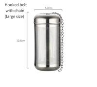 ZYNCUE Stainless Steel Tea Infuser Ball with Fine Mesh Filter and Long Chain for Loose for Leaf Tea, Spices, Herbs and Soup Stock Brewing in Various Containers