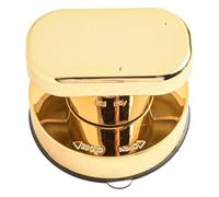 ZYNCUE Strong ABS Grab Handle Puller with Suction Cup for Glass Doors, Tiles, and Painted Wood, Load Capacity 5kg, Installation Without Drilling (Small Gold)