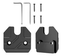 ZYNCUE Sun Visor Repair Kit 1500 Trucks 2019-2022, Aluminum Construction with -Shaped Interface, Black, 5.07 x 4.95 x 0.4cm