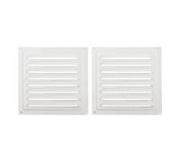 ZYNCUE Ventilation Grille 20 x 20 cm HVAC Ceiling or Wall, for Stainless Steel Air Vent Cover with Anthracite Finish, Compatible with 200 x 200 mm Opening