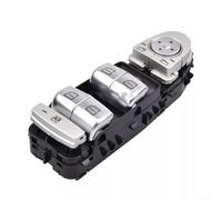 ZYNCUE Window Switch - -Class W205 S205 X253 C253 Models, Front Left Driver Side with LED Light, No Folding Function, Compatible with A2139050000 2139050000, ABS Material, Brown/Black