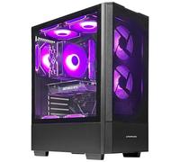 ZYNEEX Prebuilt Gaming Desktop PC, AMD Ryzen 5 5500, GeForce RTX 3050 6GB, 16GB DDR4 3200MHz RAM, 1TB NVMe SSD, ARGB Air Cooling, Wi-Fi,Tower Computer for Gaming, Streaming, Editing