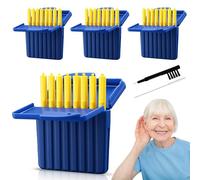 ZYNERY 32 Pcs Wax Filters, Hearing Aid Filters Hearing Aid Filter for Hearing Aids Compatible with Phonak Cerustop Wax GuardsY Hearing Aid Wax Guards Cerumen Stop Wax