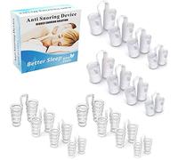 ZYNERY Anti Snore Devices, 16 Pcs Nasal Dilators Silicone Anti Snoring Clip zur Schlafhilfe Verhindert Schnarchen Lindert den Schlaf Snore Stopper