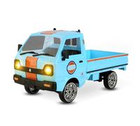 Zynflow 1/10 RC Drift Car for Adults, D14 Remote Control Car Drifting Sky-Blue Simulation Mini RC Van with Front and Rear Lights, Standard Version