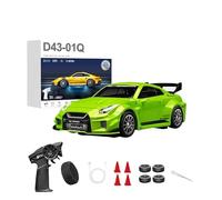 Zynflow RC Drift Car for Adults, 1/16 Scale Remote Control Car with High Speed 20KM/H, 2.4G Remote Control, Complete Kit, USB Charging, Alloy Build - D43-02/Apple Green