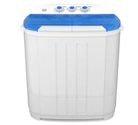 Zynkez Portable Washing Machine, Compact Mini Washing Machine, 6.5 kg, Combined with Semi-Automatic Washing Machine, 2.9 kg and 2.5 kg, Rotating for Homes, Bedrooms, RVs