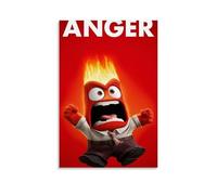 ZYNPCX Anger Inside OutWaterproof Poster Art Living Room Wall Bedroom Decoration Home Office And Gift Preparation Exquisite Gifts for Giving to People20x30inch(50x75cm) Anger Inside Out