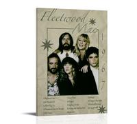 ZYNPCX Fleetwood MacWaterproof Poster Art Living Room Wall Bedroom Decoration Home Office And Gift Preparation Exquisite Gifts for Giving to People24x36inch(60x90cm) Fleetwood Mac
