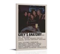 ZYNPCX Grey's AnatomyWaterproof Poster Art Living Room Wall Bedroom Decoration Home Office And Gift Preparation Exquisite Gifts for Giving to People08x12inch(20x30cm) Grey's Anatomy